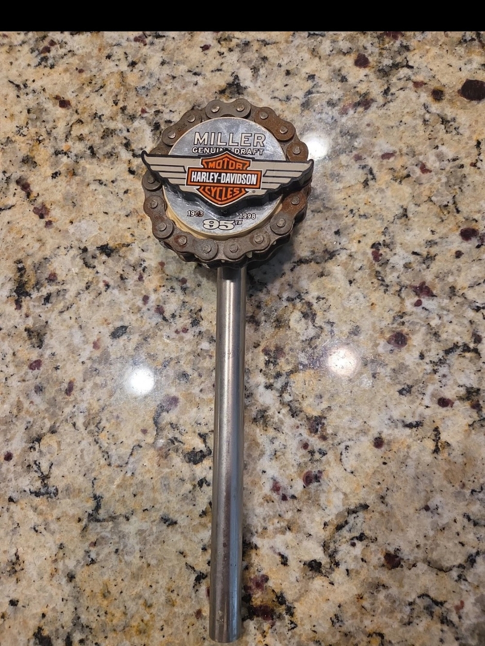 Miller Genuine Draft Harley-Davidson Tap Handle
